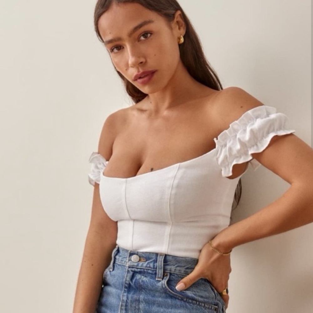 Alcove Linen Top Reformation